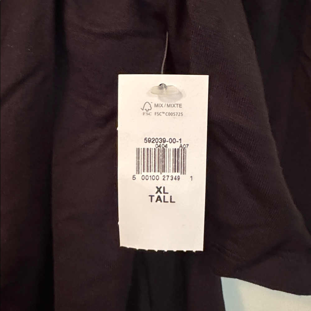 Bundle this! NWT GAP Puff Sleeve Ruched Tshirt in XL Tall Black - Picture 6 of 7